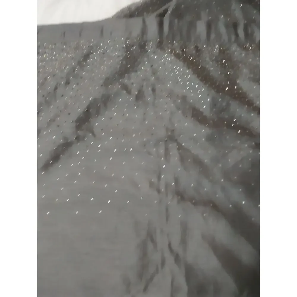 Gray Sequenced Shower Curtain 72x72